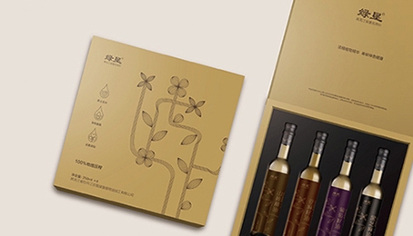 绿垦植物油（礼盒设计制作）